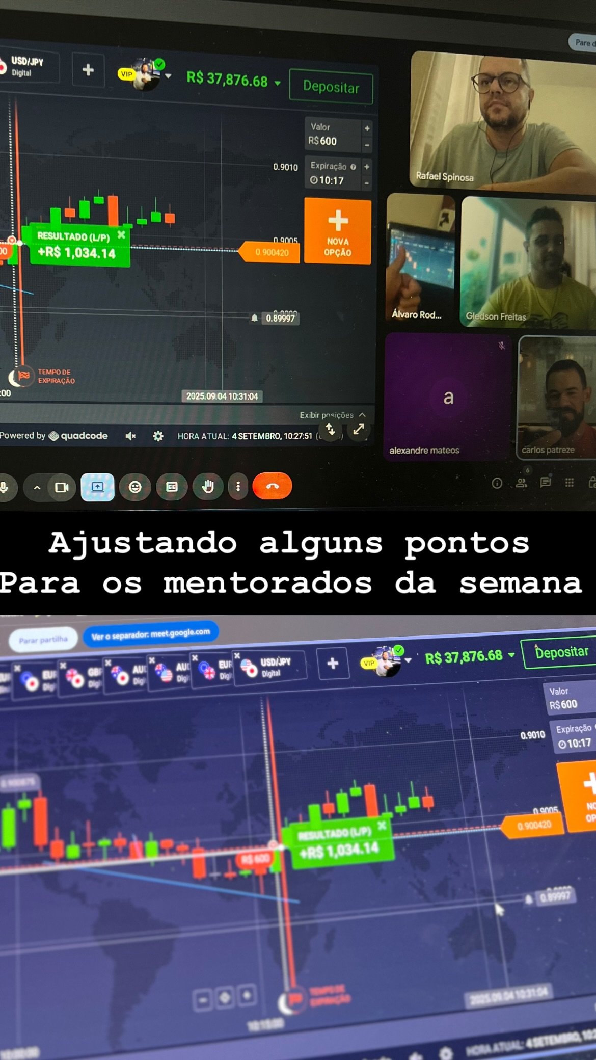 Print de resultado de aluno